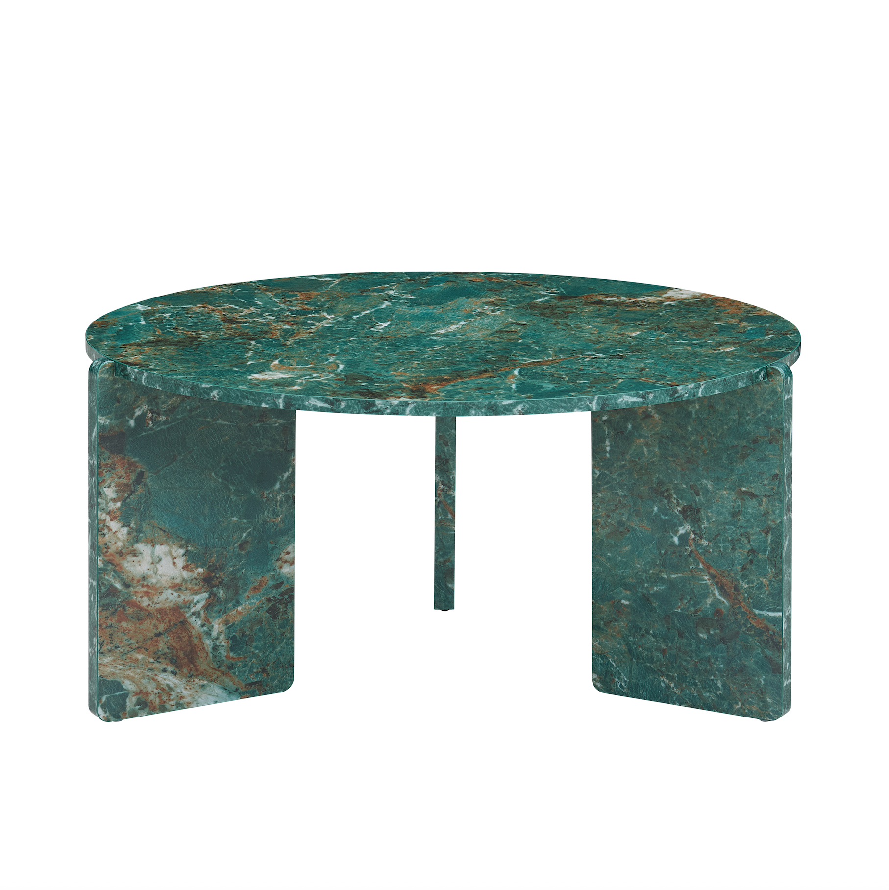 Halo Green Marble Effect Coffee Table